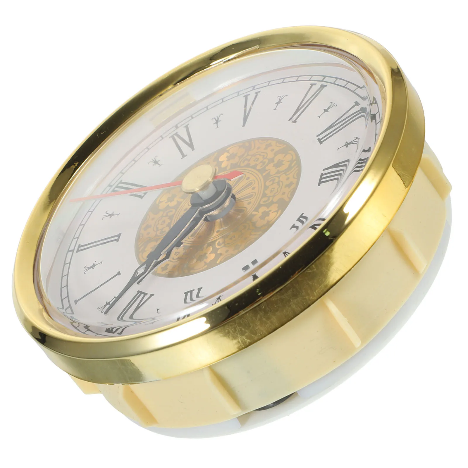 

Vintage Style Clock Insert Replacement Round Metal Face Roman Numbers DIY Quartz Clock Movement for Wall Art Decoration