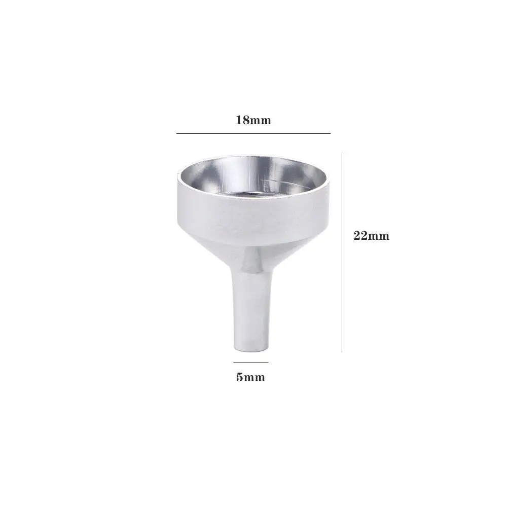 Metall-Make-up-Zubehör für kleine Flaschen, Trichter-Set zum Befüllen von Flaschen, Zubehör, Trichter, Werkzeuge zum Nachfüllen von Flüssigkeiten – Detail 6