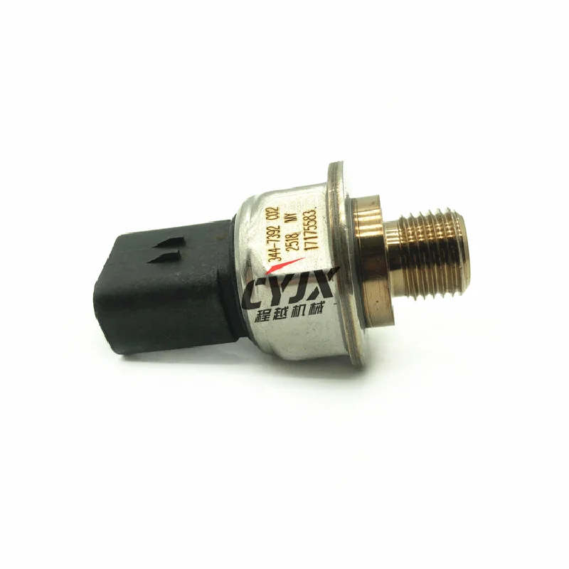 Excavator For Caterpillar cat 329C/D common rail fuel pressure sensor 344-7392 7PP4-5 accessories