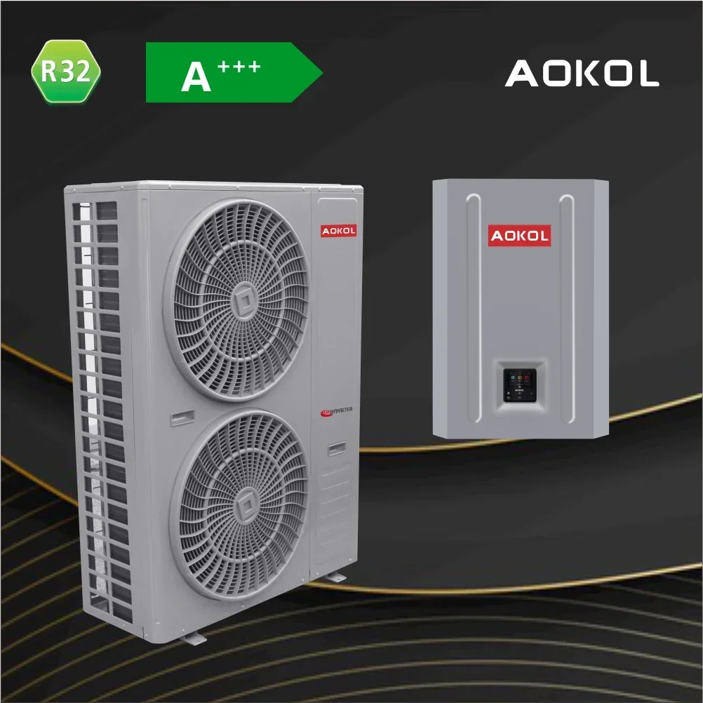 Erp A +++ 15kW Air to Water Split Air to water ปั๊มความร้อน R32 แก๊ส WIFI Full DC อินเวอร์เตอร์ EVI จีนปั๊มความร้อน, โรงงาน OEM ปั๊มความร้อน