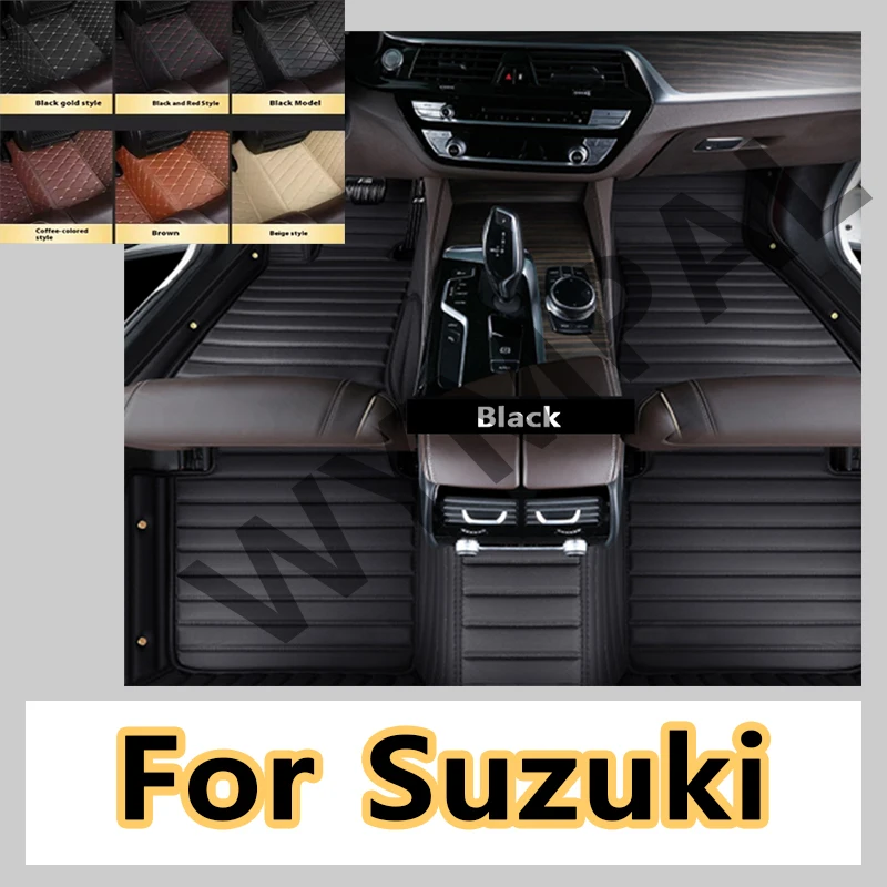 

Luxury Custom Fit Car Floor Mats For Suzuki Vitara Ignis Swift Jimny Alto car accessories