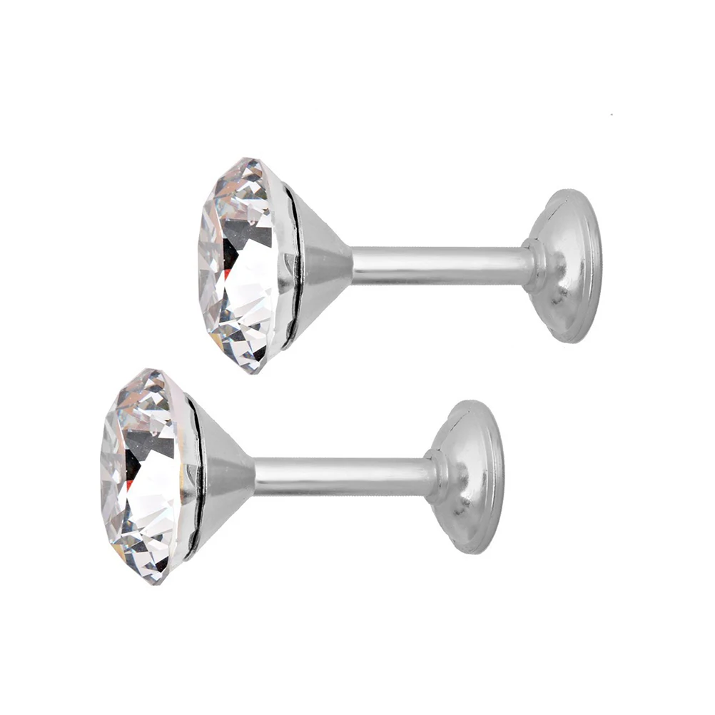 

4 Pcs Curtain Tiebacks Shiny Big Diamond Design Glass Wall Hooks Tassel Door Decorative Accessories Easy Install Remove