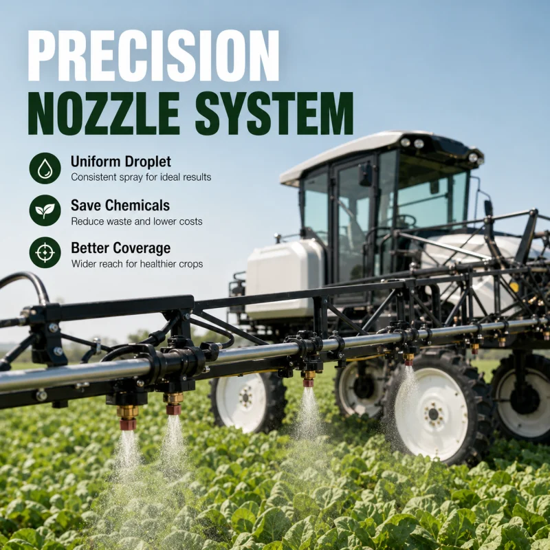 High Clearance Agricultural Sprayer With Large Capacity Spray Tank For Large Scale Crop Protection Professional Factory Supply