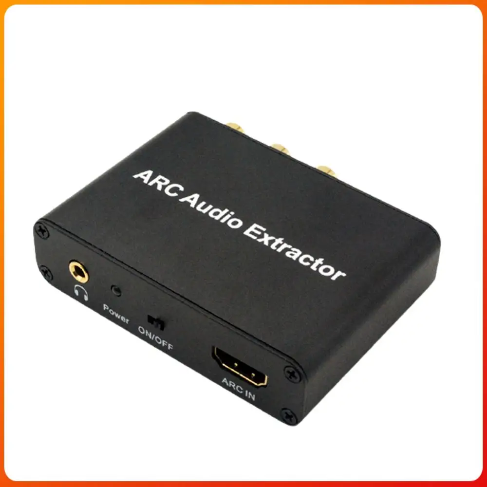 ARC Return Channel Converter ARC To SPDIF Coaxial L/R Stereo 3.5mm Jack Audio Converter Audio Adapter for HDTV Speaker Amplifier
