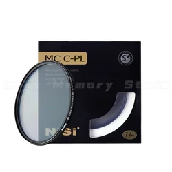 NiSi MC CPL coated polarizer 40.5 49 52 58 62 72 82 67mm 77mm micro single lens reflex camera polarizer filter