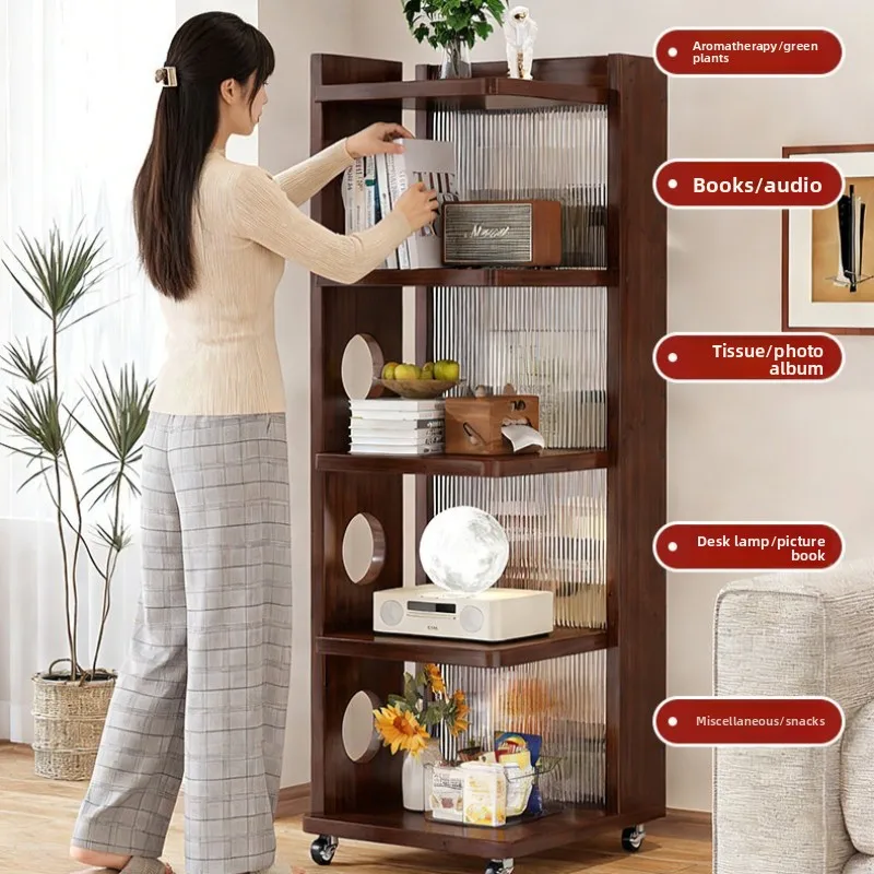 

Многофункциональный угловой шкаф-стеллаж для гостиной с выдвижными полками, пристенный шкаф для хранения вещей в спальне, книжный шкаф-полка.