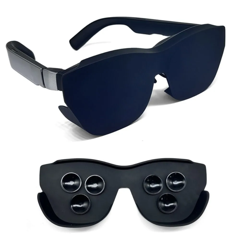 For RayNeo Air3/3s/3s pro/Air2/2s Silicone Light Blockers Soft Dust Cover Light Shield Universal AI Glasses Protective Case