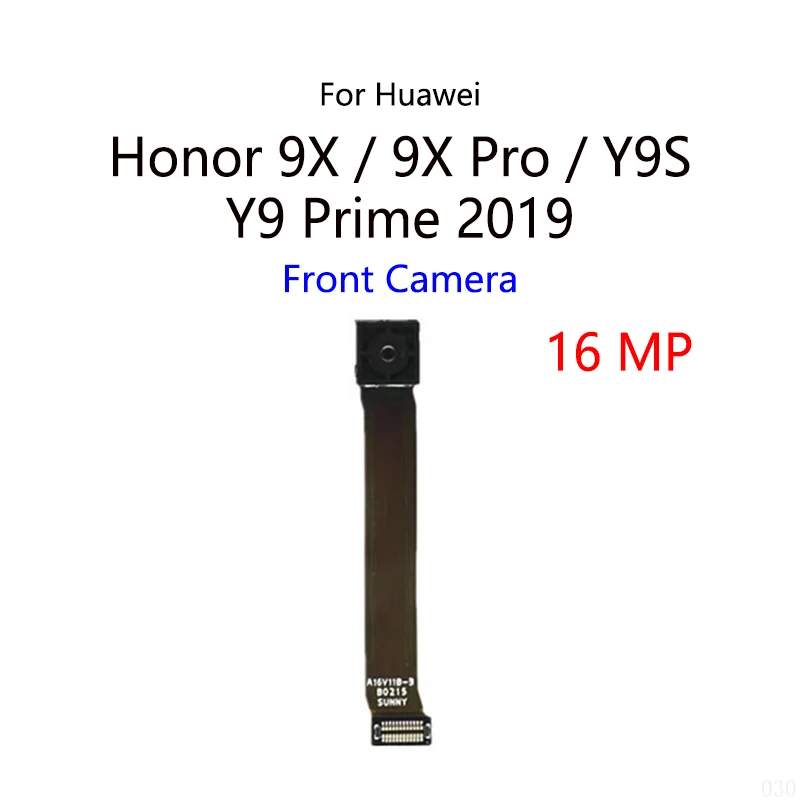 Front Camera Back Facing Big Small Main Rear Camera Module Flex Cable For Huawei Honor 9X Pro / Y9 Prime 2019 / Y9S