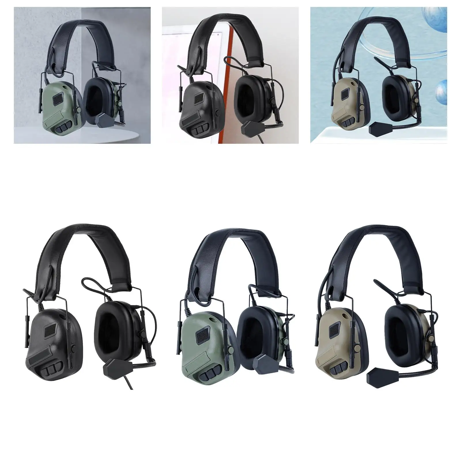 Protetores auditivos dobráveis macios, capas de ouvido, Earmuffs insonorizados, Ear Muff, copos para aprender avião, concertos para dormir, escritório