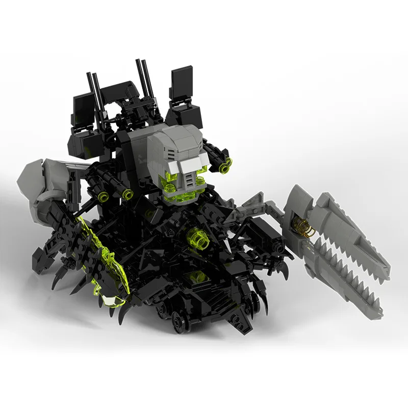 

604 шт. MOC Skibidi туалет взрывная колесница гигантский Gman ученые камера динамик кирпичные игрушки подарок на Хэллоуин для ребенка