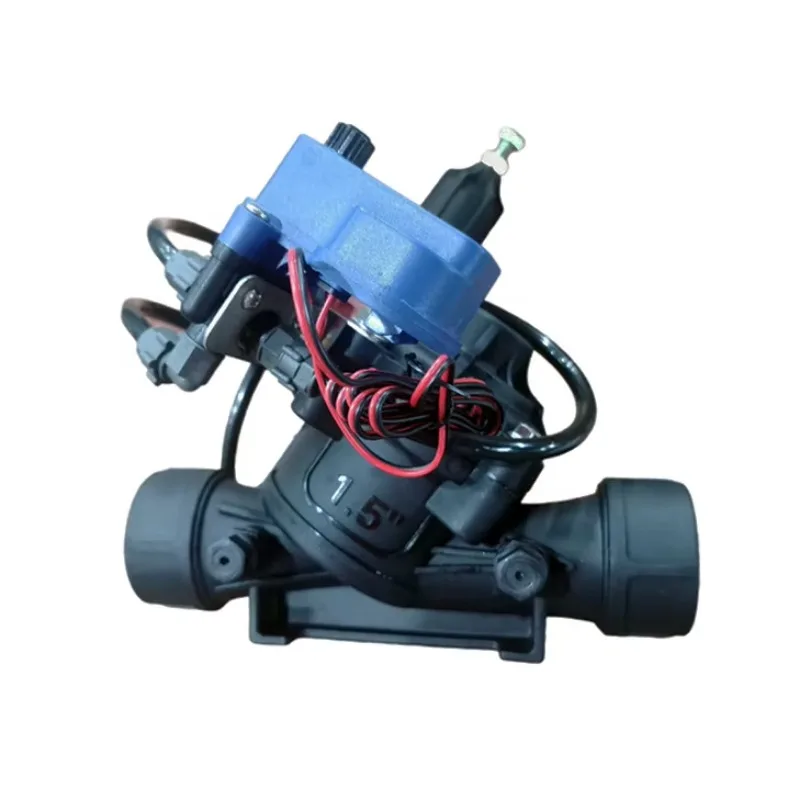 Valvola di controllo del flusso d'acqua in plastica per sistemi di irrigazione da 2025, elettrovalvola anticorrosiva durevole da 12 V