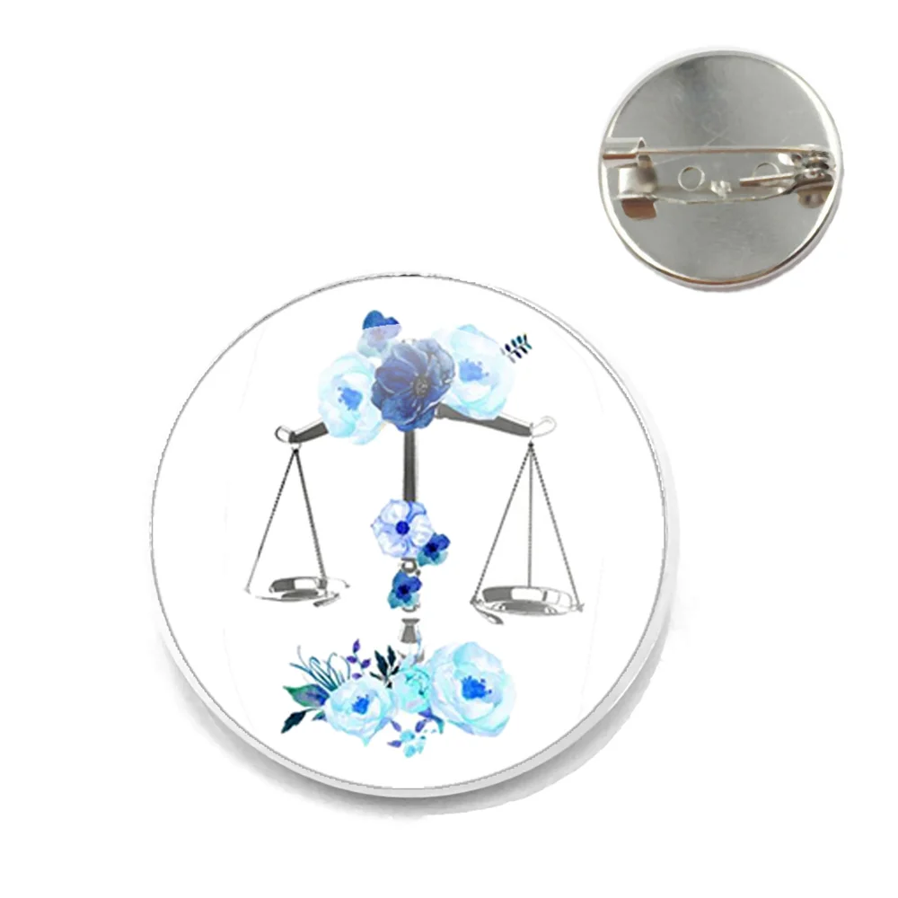2023 Lawyer Logo Round Brooch，Tianping Justice, Fairness Emblem Icon Gifts To Friends ，Integrity And Impartiality In Law Enforc