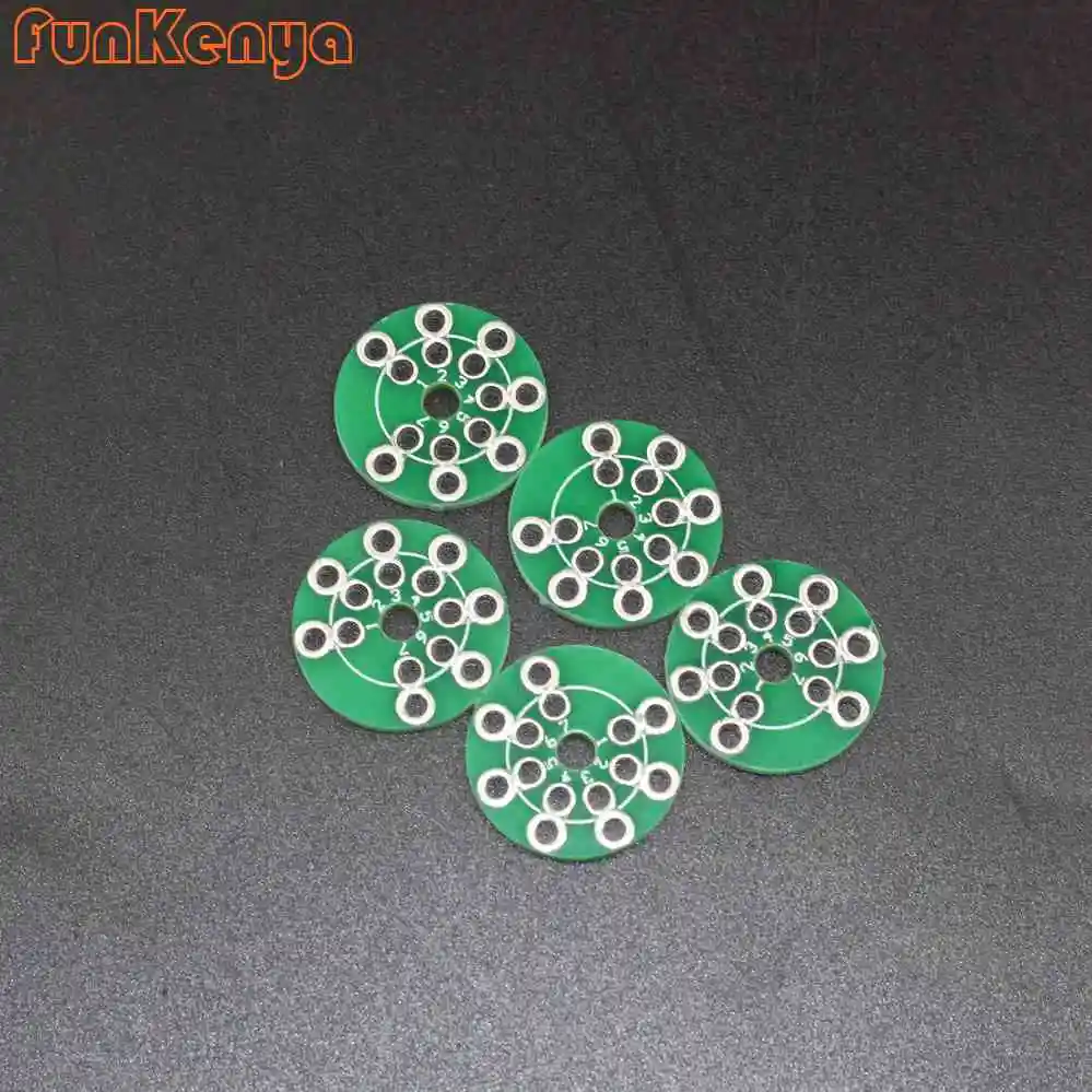 10 Pieces Tube Connect PCB 7 Pins Welding Plate Tube Socket Adapter Board For CMC Seven Feet