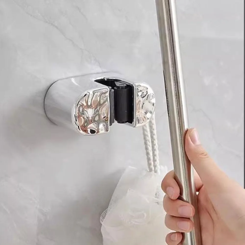 

4-Piece Wall-Mounted Broom and Mop Holder Rack, Self-Adhesive, No Drilling Required for Kitchen, Bathroom, and Corridor Storage