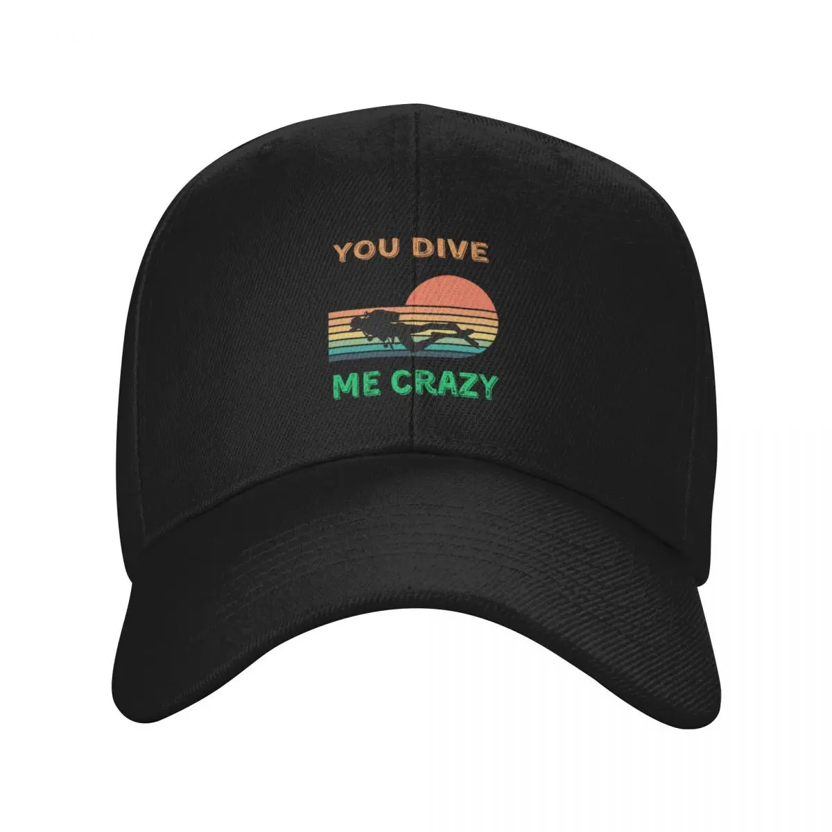 

You dive crazy Baseball Cap Luxury Cap New In Hat Vintage Snap Back Hat Hats Man Women's
