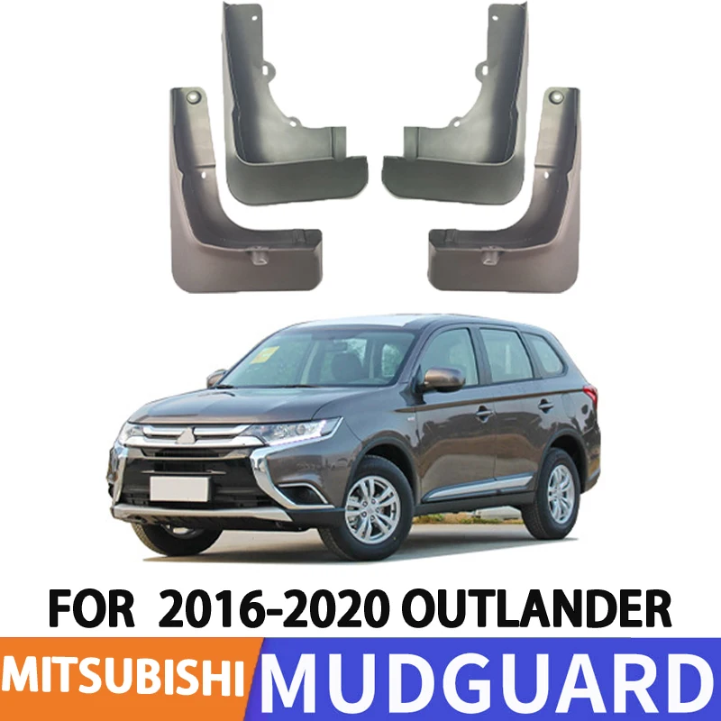 For 2015-2020 MITSUBISHI Mitsubishi Outlander Car Tire Fender Splash Guard Front and Rear Wheel Fenders