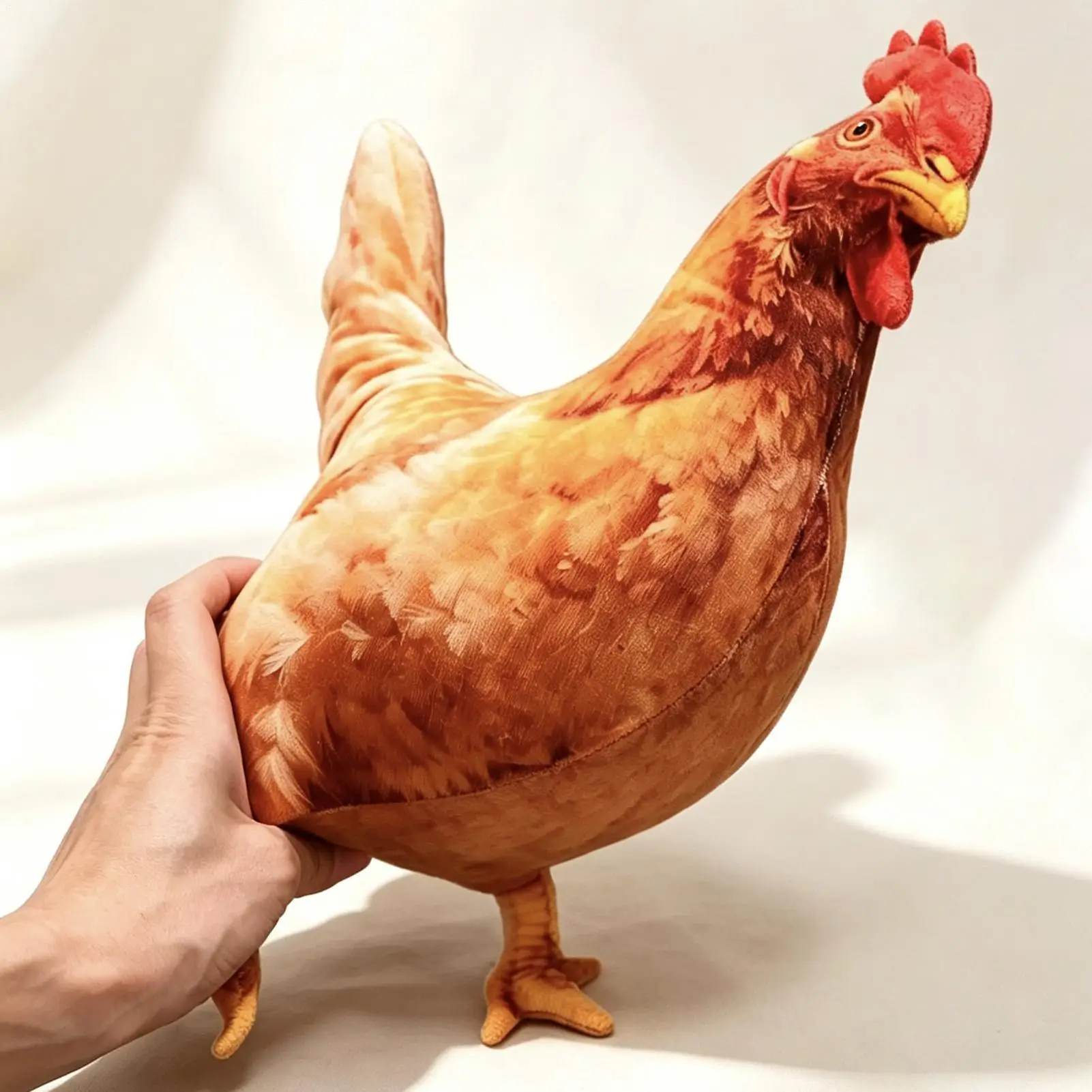 Chicken Plush Soft Funny Comfortable Plush Hen Pillows Cute Plush Stuffed Animals Toy For Kids Women Friends Nursery Tables Home
