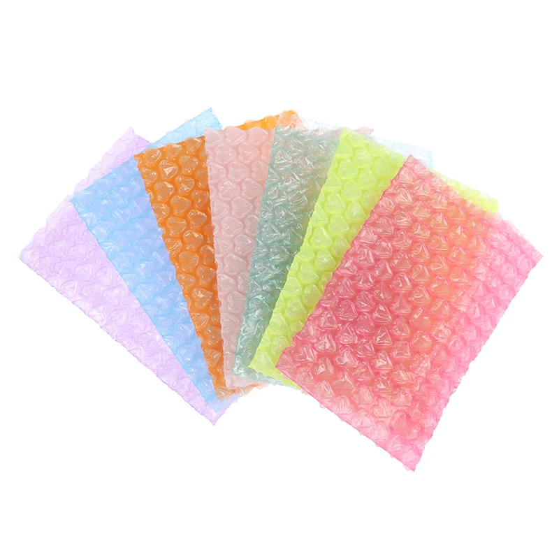 

10Pc 15*10cm Heart-Shaped Bubble Bag Inflatable Foam Wrap For Packing Mailers Gift Self Seal Padded Bags For Book Magazine Lined