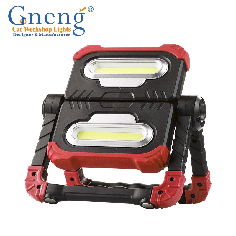 20W COB LED Rechargeable Waterproof IP65 Projector Outdoor Led Flood Light ABS Aluminum Led Working Light