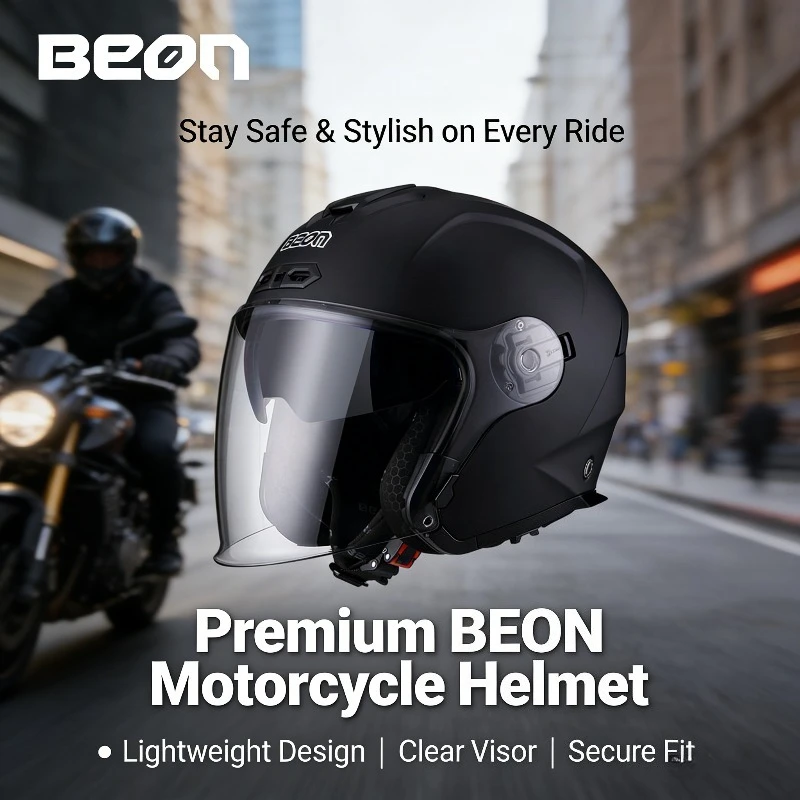 

Мотошлем 3/4 с двойным визором, универсальный, для мужчин и женщин, на 4 сезона, для электроскутера и электровелосипеда