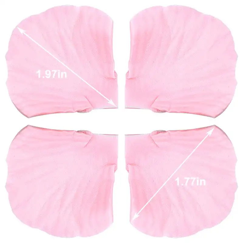 Pétales de rose de pêche pour filles de fleurs de mariage, injRose artificielle, romantique, ouvertement flagrant, sechee mariage, 3-4cm, 500 pièces