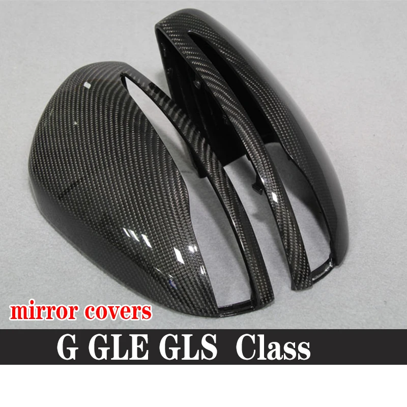 For Mercedes Benz GLE GLS G Class G500 350 GLE450 W166 W464 Upgrade Shells Rearview Cap Carbon fiber rear view mirror case cover