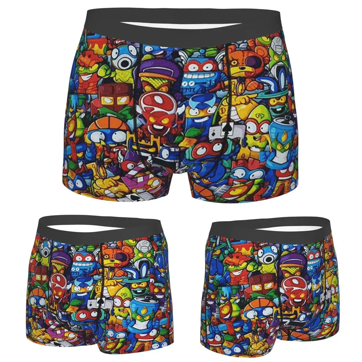 

Boxer Underpants Shorts New Super Zings Cartoon Game Superzings Panties Male Soft Underwear for Homme Man Boyfriend Gifts
