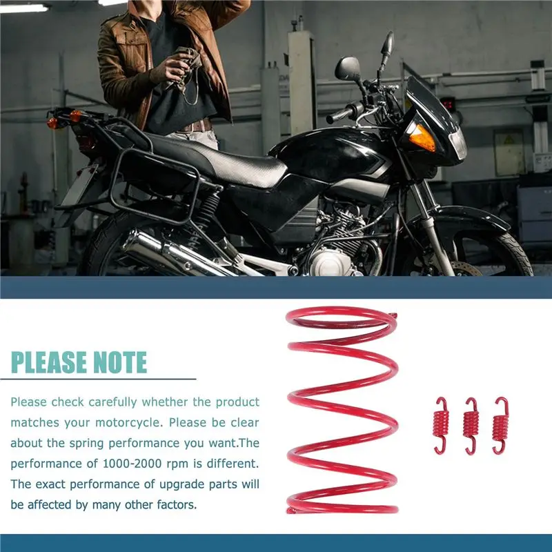 Durable-High Performance 2000RPM Racing Torque With 3 Clutch Springs For GY6 50Cc-100Cc Engine Scooter Moped ATV