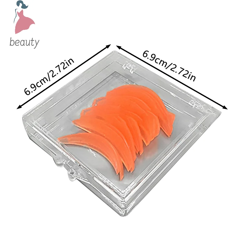 6 paia/scatola Silicone colorato Perm ciglia finte Pad sollevamento ciglia cuscinetti di protezione bigodino accessori strumento di estensione delle ciglia