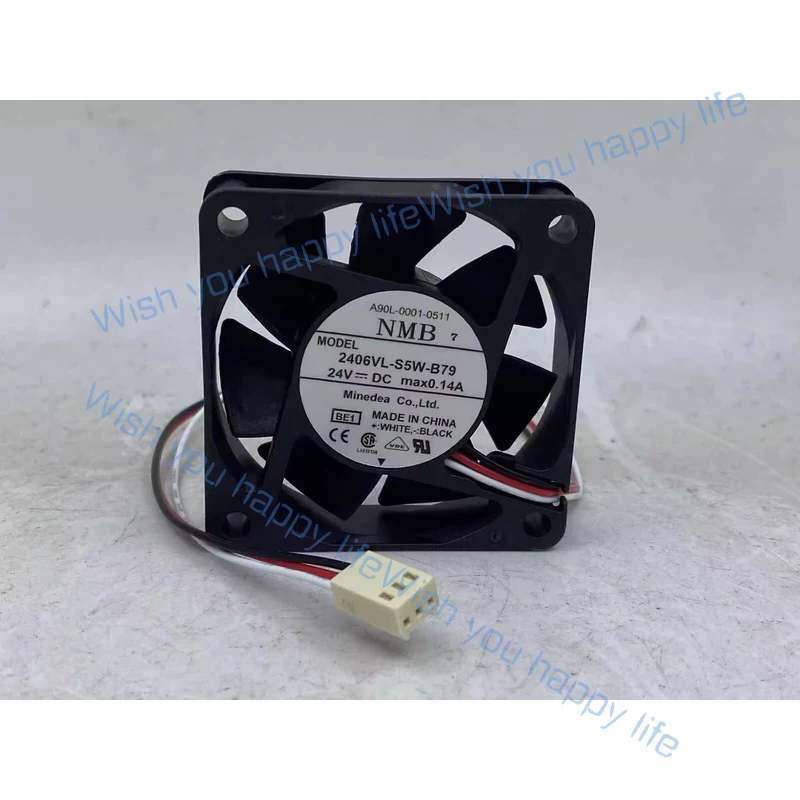 L... for NMB 2406VL-S5W-B79 A90L-0001-0511 24V 0.14A 6CM Waterproof Cooling Fan
