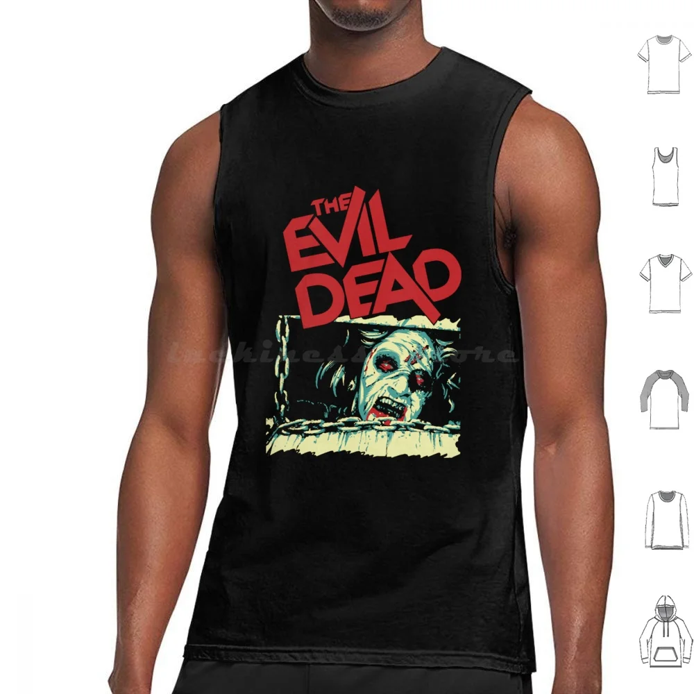 Camisetas sin mangas de la película de Halloween, chaleco del Ejército de la oscuridad, Ash Williams, Boomstick, Bruce ⅱ