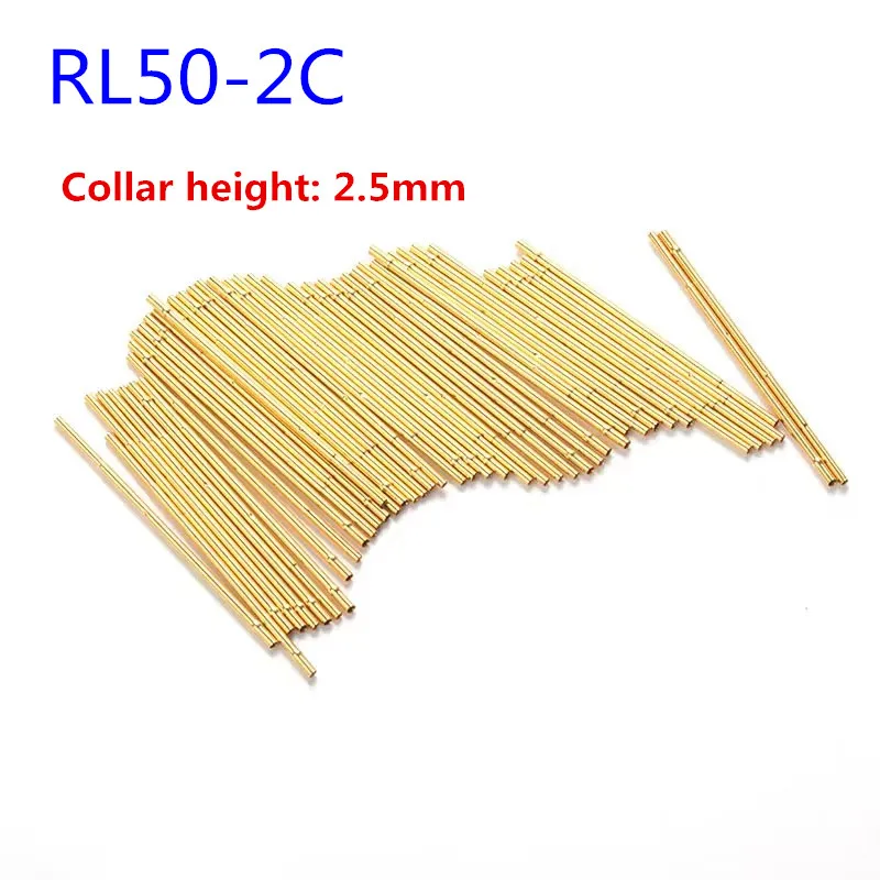 100PCS/Pack RL50-2C Test Needle Sleeve Outer Diameter 0.86mm Total Length 26.8mm Needle Seat