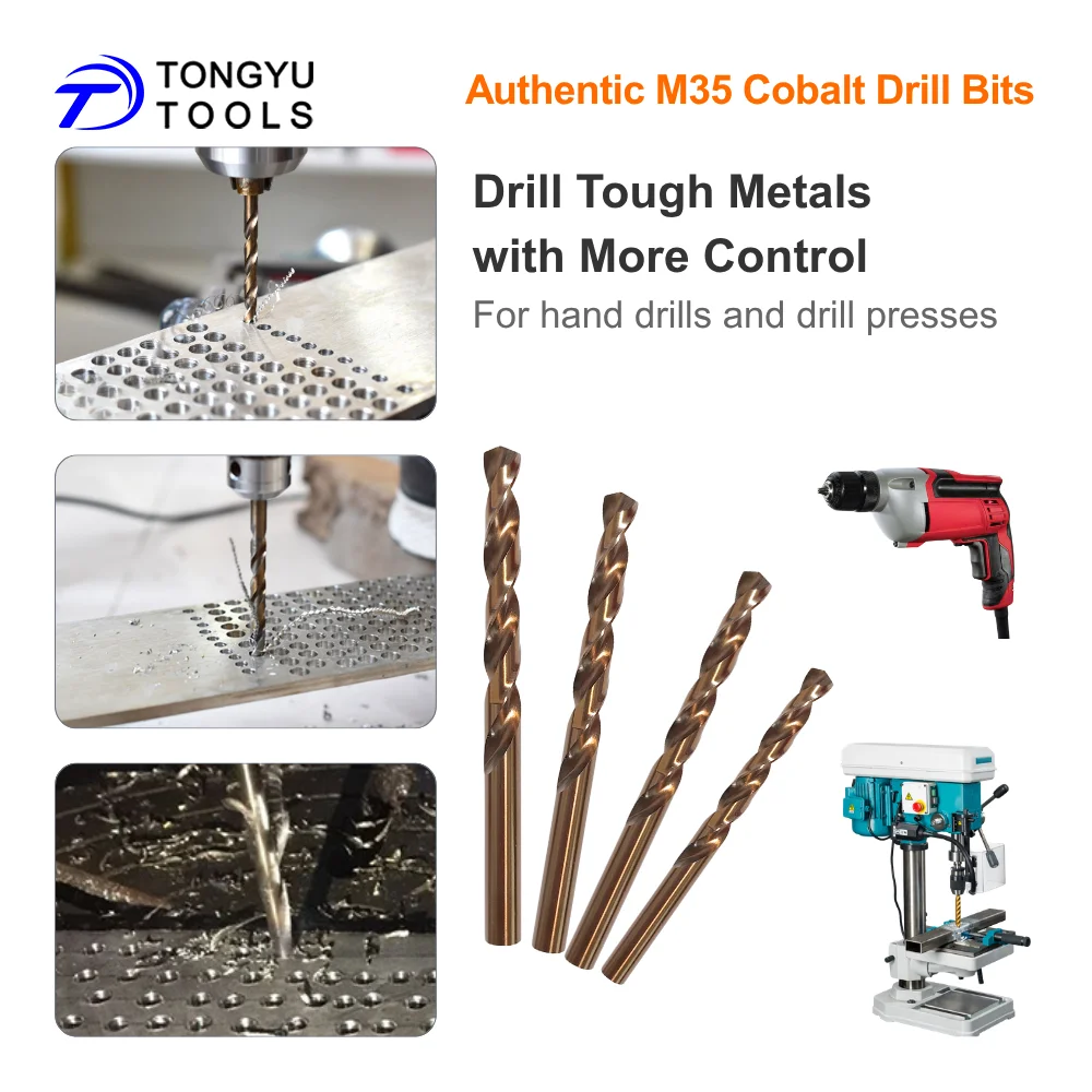 M35 Kobalt-Mikrobohrer-Set 10/30/50 Stück 1-3mm HSS Co5% Spiralbohrer für Edelstahl und Hartmetall – Detail 6