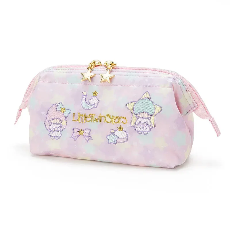 

Косметичка My Melody, нейлоновая сумка для хранения с вышивкой, удобная косметичка Littletwinstars, сумки для девочек, сумки для женщин