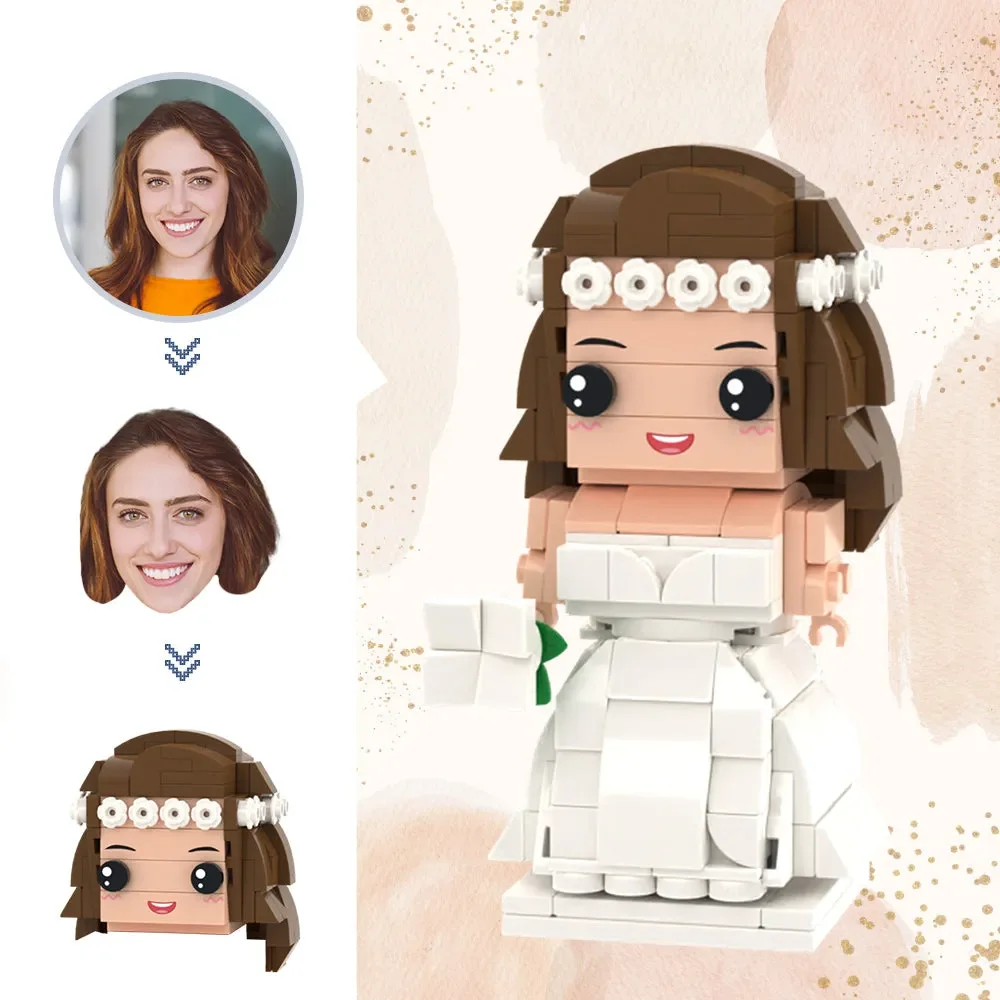 

Custom 1 Person Character Brickfigures with Blocks Model, Small Particle Home Decoration Craft, Suitable for Any Festival