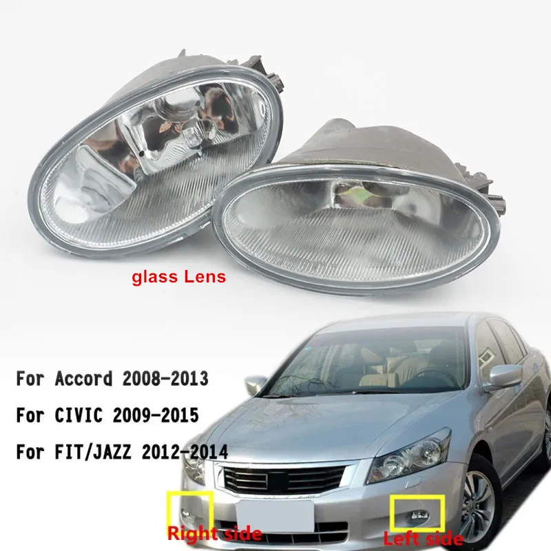 Hoping Front Bumper Fog Light Foglight For HONDA For ACCORD 2008-2013 For CIVIC 2009-2015 For FIT JAZZ 2012-2014 Fog Lamp