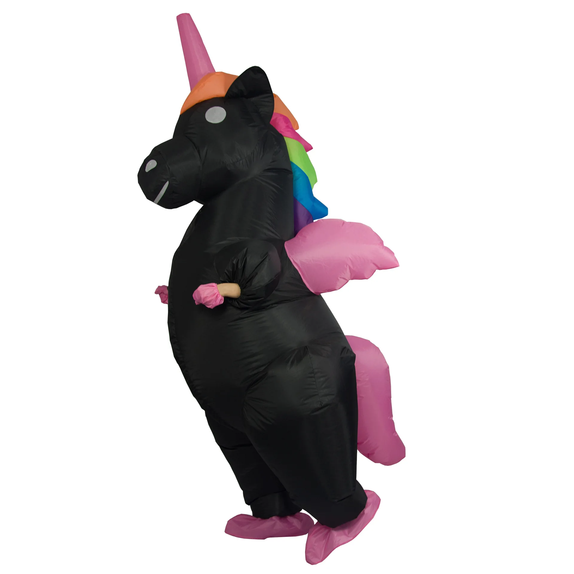 Unicorn Inflatable Costume Adult Women Men Air Blow Up Doll Festival Mascot Dress Stage Performance Party Outfit 2024 Carnival