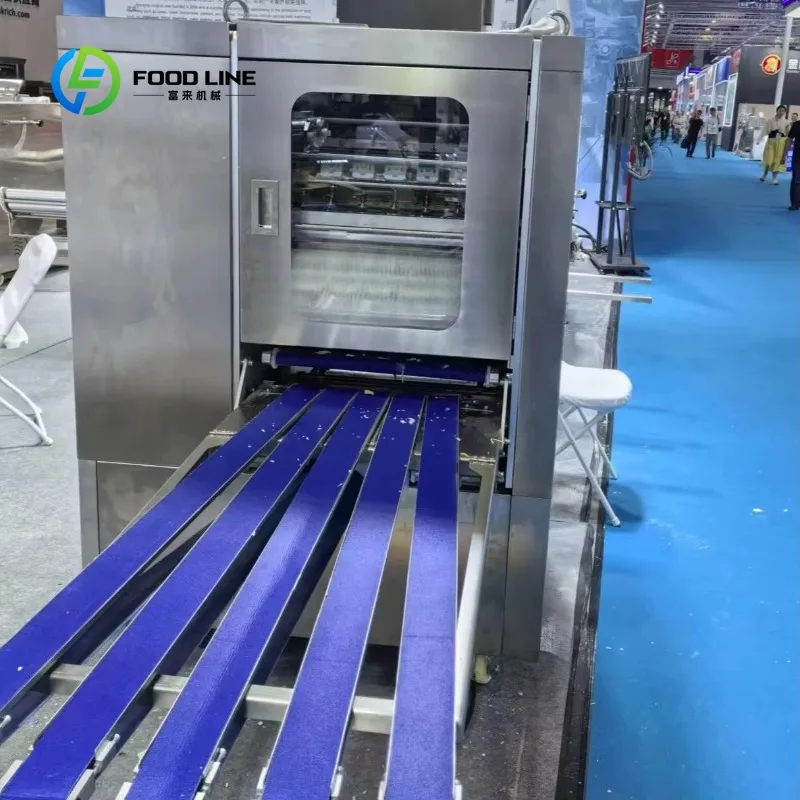 Custom Made Automatic Dough Dividing and Rolling Machine for Burger Buns and Bread