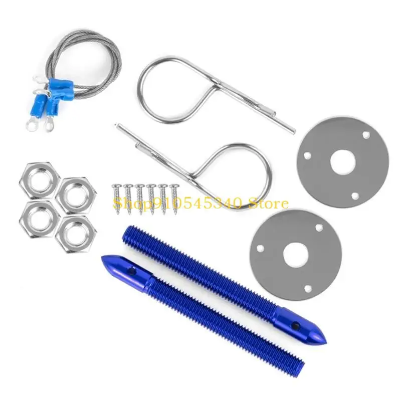 U2JA Car Modification Engine Lid Locks Mechanism Hood Latches Lock, Precise Designs Fit for Various Models, Weather Resistant