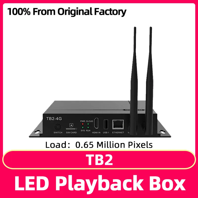 

Novastar TB1 Multimedia Playback Box USB Port WiFi Controller HUB75 Full Color Module LED Display Screen Video Processor