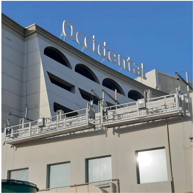 ZLP630/800/1000 Window Cleaning Cradle Rope Suspended Platform for Construction Site