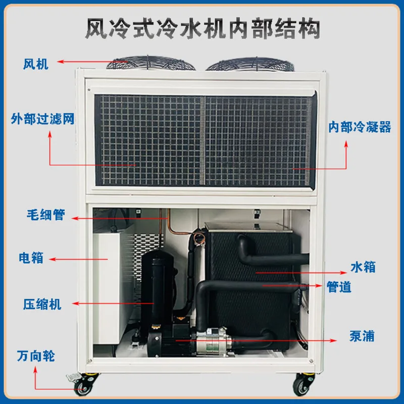 Injection Molding Industry Circulating Refrigeration Equipment Freezer Industrial Chiller Unit Professional Production
