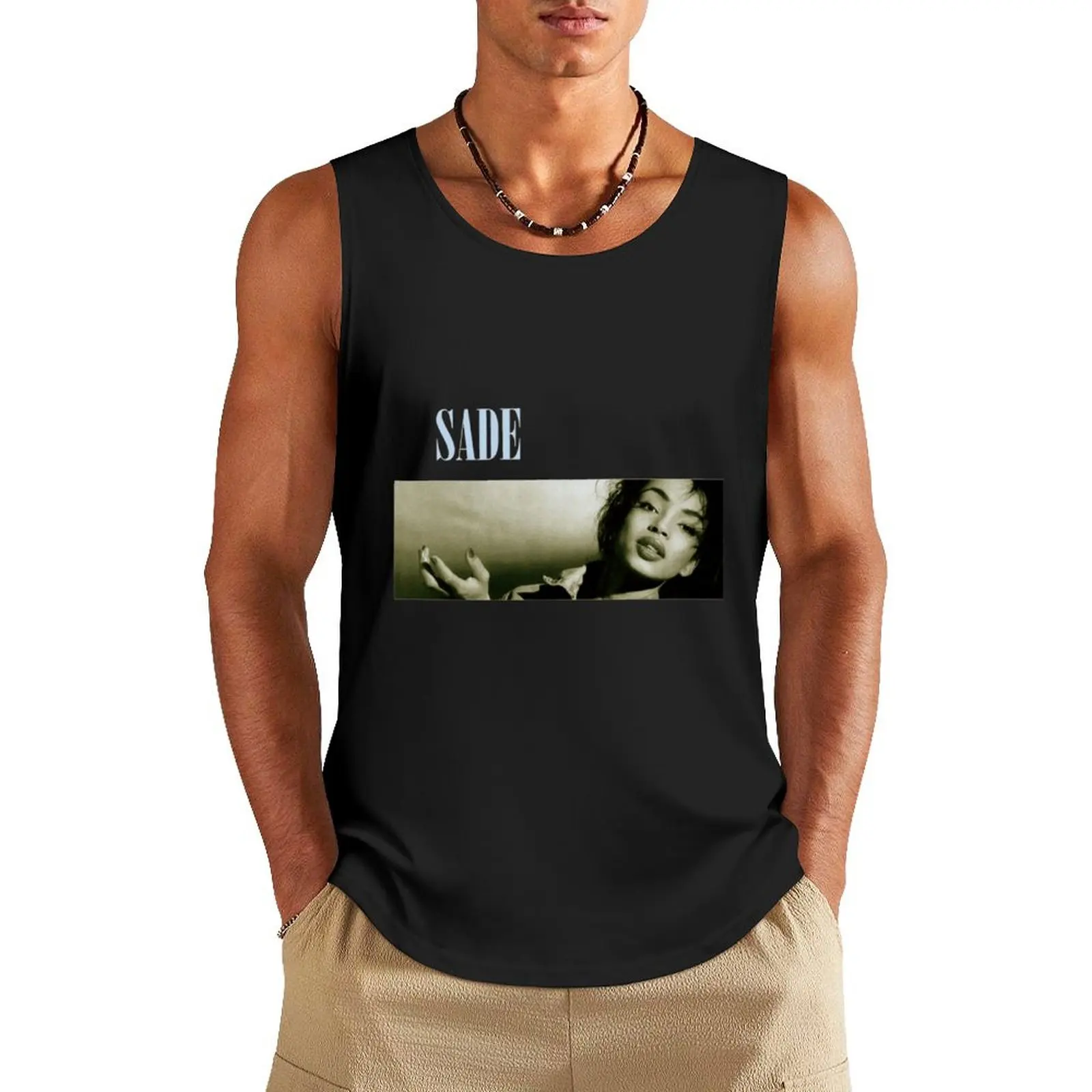 

Sade Tank Top sleeveless shirt man running shirt underwear