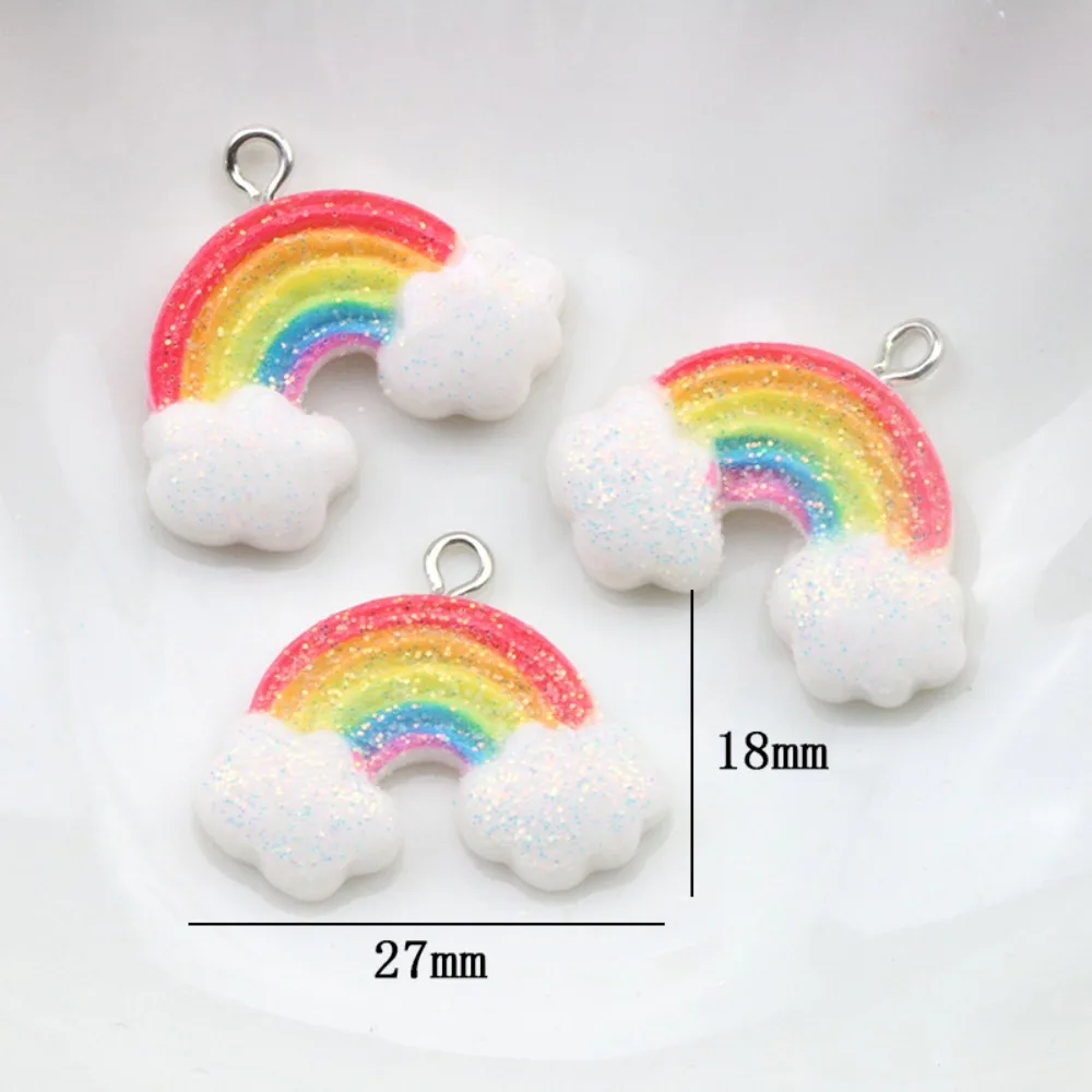 10 шт., детский кулон «Радуга»