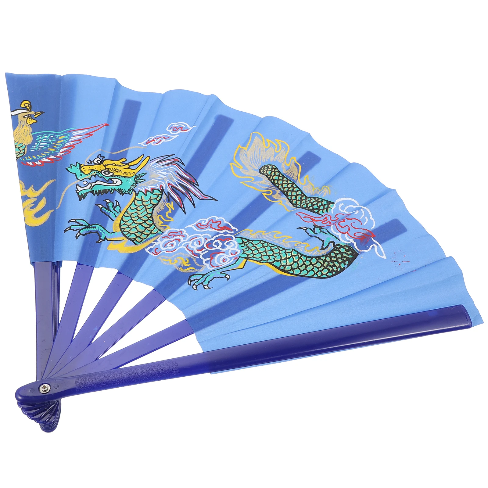 

Tai Chi Fan Wall Decoration Chinese Kung Fu Hand Foldable Dancing Decorative Fans Plastic Style