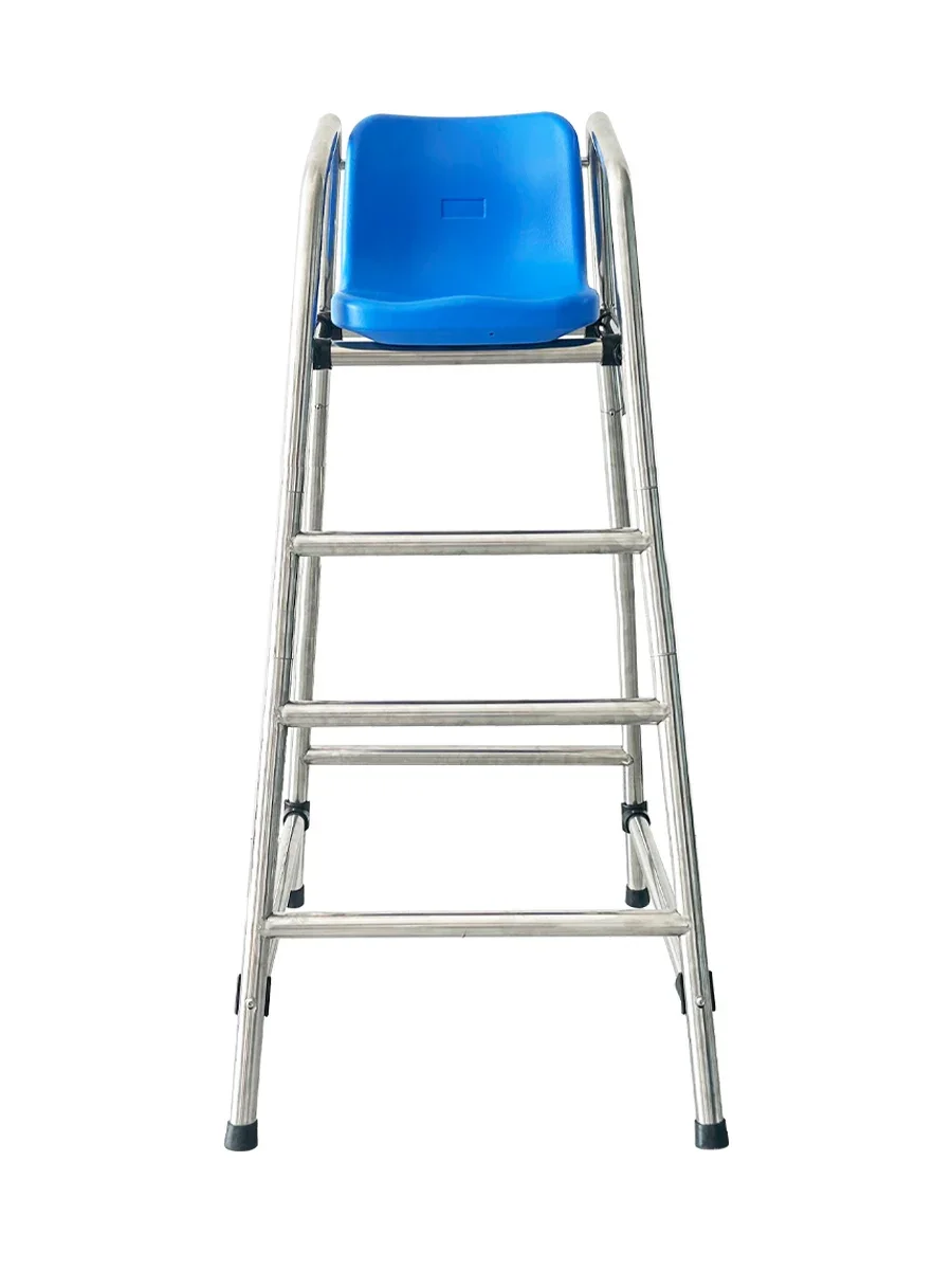 Swimming Pool Lifesaving Chair for 304 Thickened Stainless Steel Lifesaving Chair Referee Overlook Lifesaver Swimming Pool