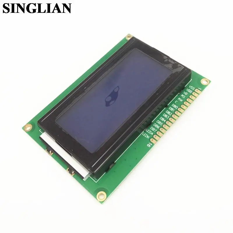 LCD1604 – écran LCD bleu 1604 16X4, Module d'affichage LCD 3.3V/5V avec rétro-éclairage pour Arduino