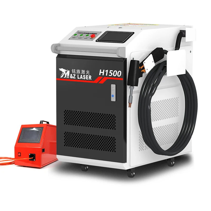 

Новый портативный волоконный лазерный сварочный аппарат 4-в-1, ручной лазерный сварочный аппарат 3000 Вт с водяным охлаждением, простой в эксплуатации, для металла