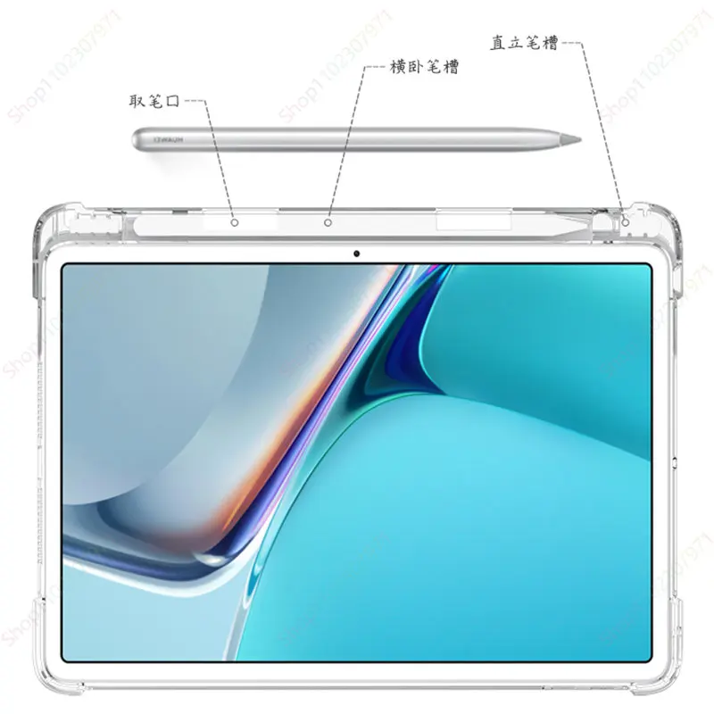 Mit Bleistift Halter Fall für Lenovo Tab P11 Pro TB-J706F TB-J716F Ultra-Dünne, Weiche Abdeckung für Lenovo Tab P11 pro TB-J706F TB-J716F