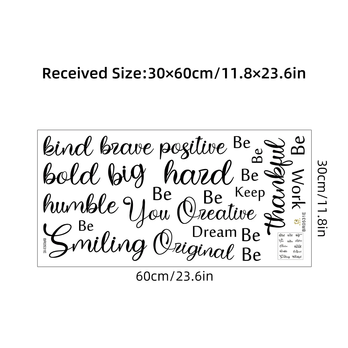 English Sweet Encourage Text Wall Stickers for Kids Room Bedroom Wall Decals Living Study Room Decoration Child Home Decor